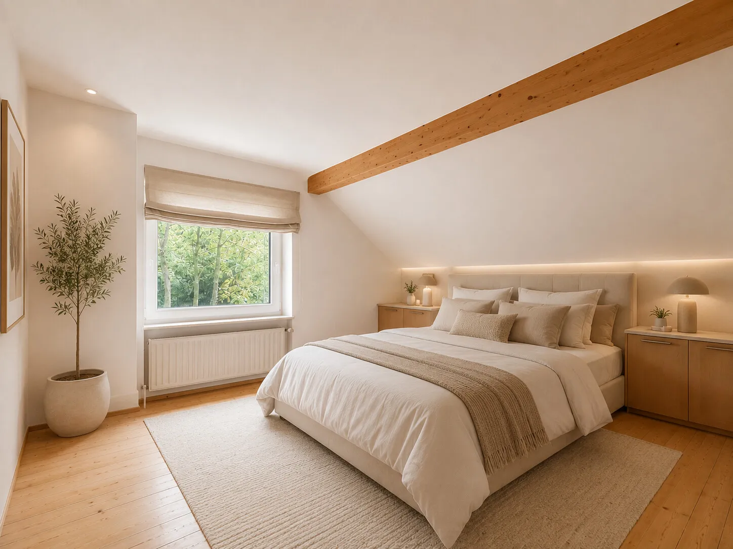 Mögliches Schlafzimmer illustriert Obergeschoss