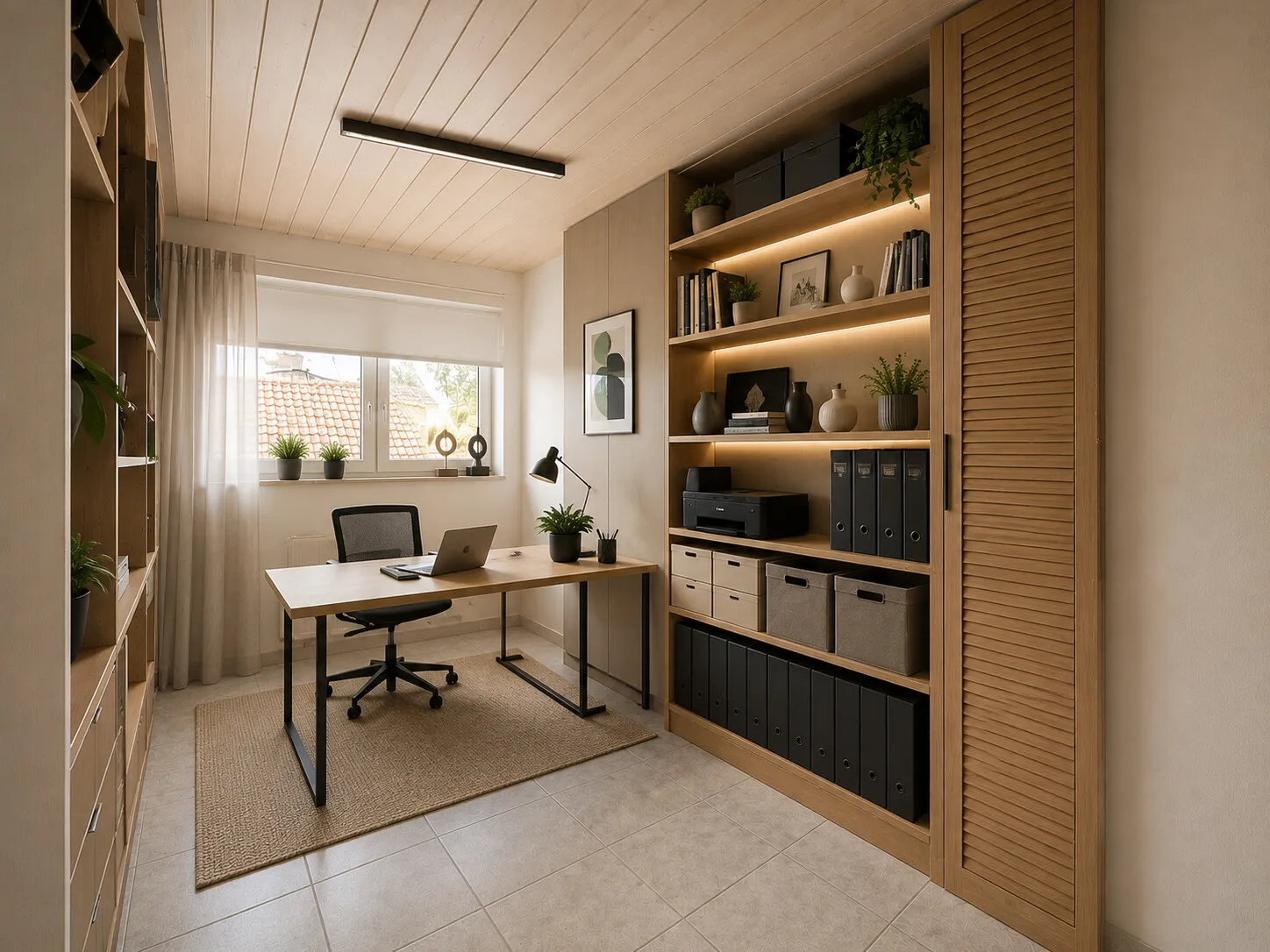 Büro Erdgeschoss illustriert