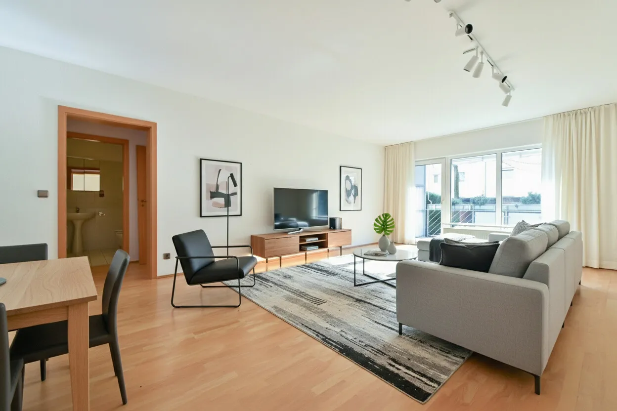 Wohn-/Essbereich illustriert