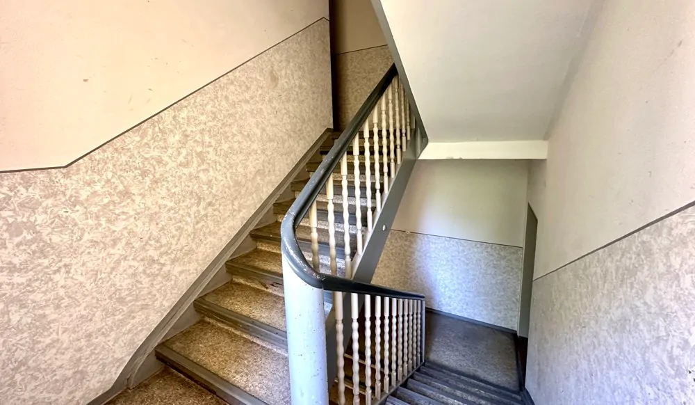 original erhaltenes Treppenhaus