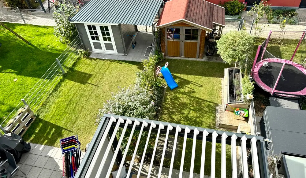 Blick von der Dachterrasse