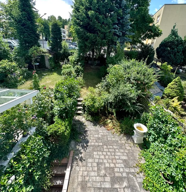 Aussicht in den Garten