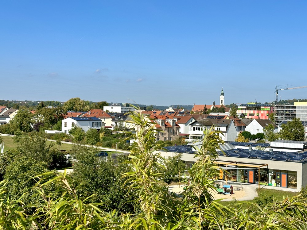 schöner Panorama Weitblick