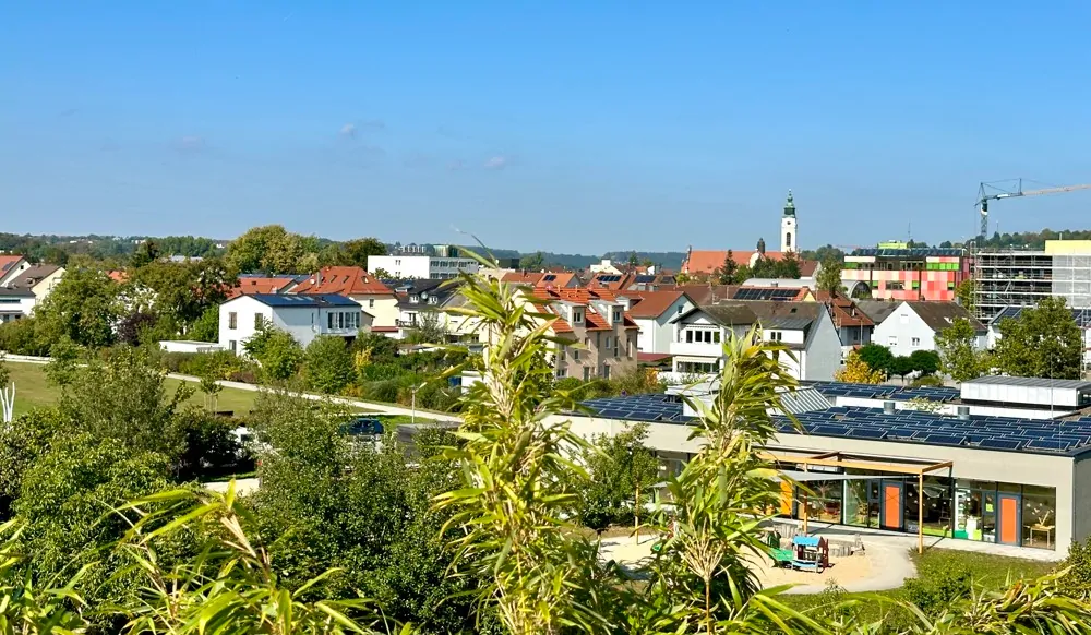 schöner Panorama Weitblick