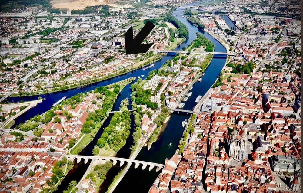 Wohnlage direkt an den Donauauen