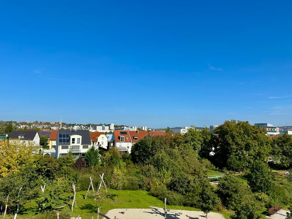 schöner Panorama Weitblick
