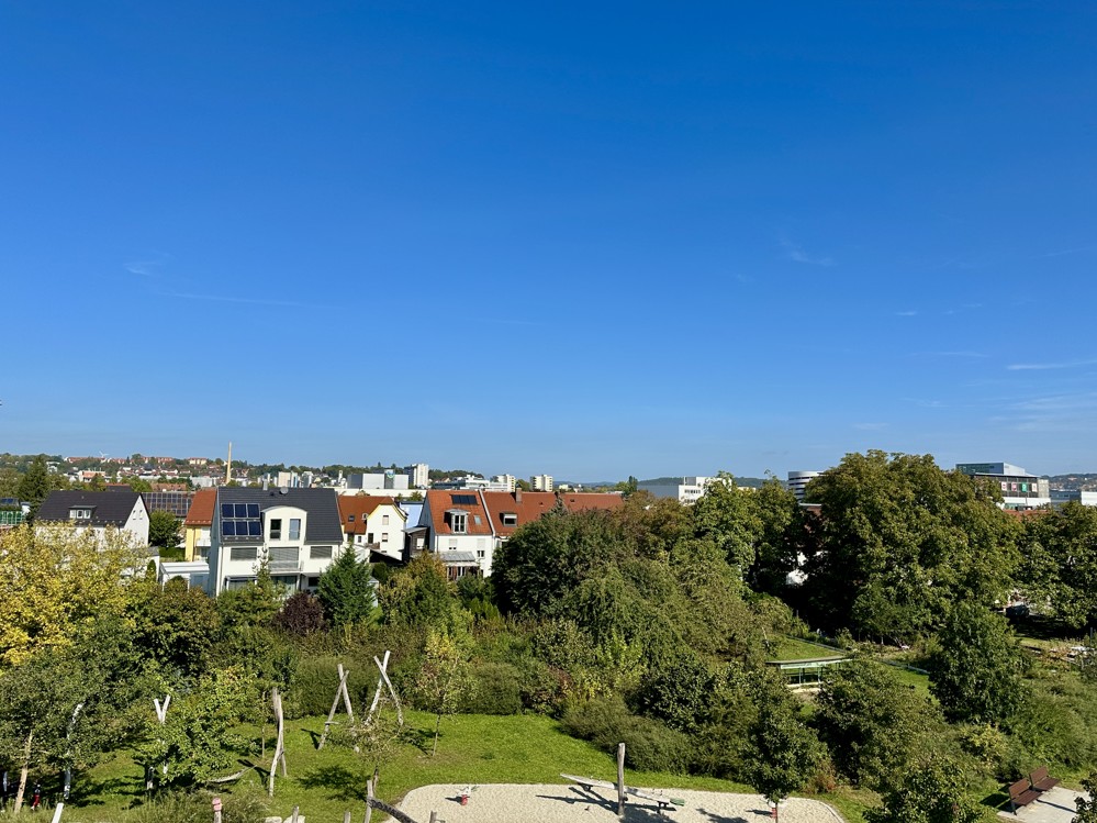 schöner Panorama Weitblick