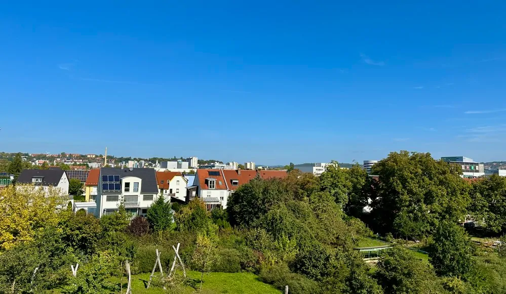 schöner Panorama Weitblick