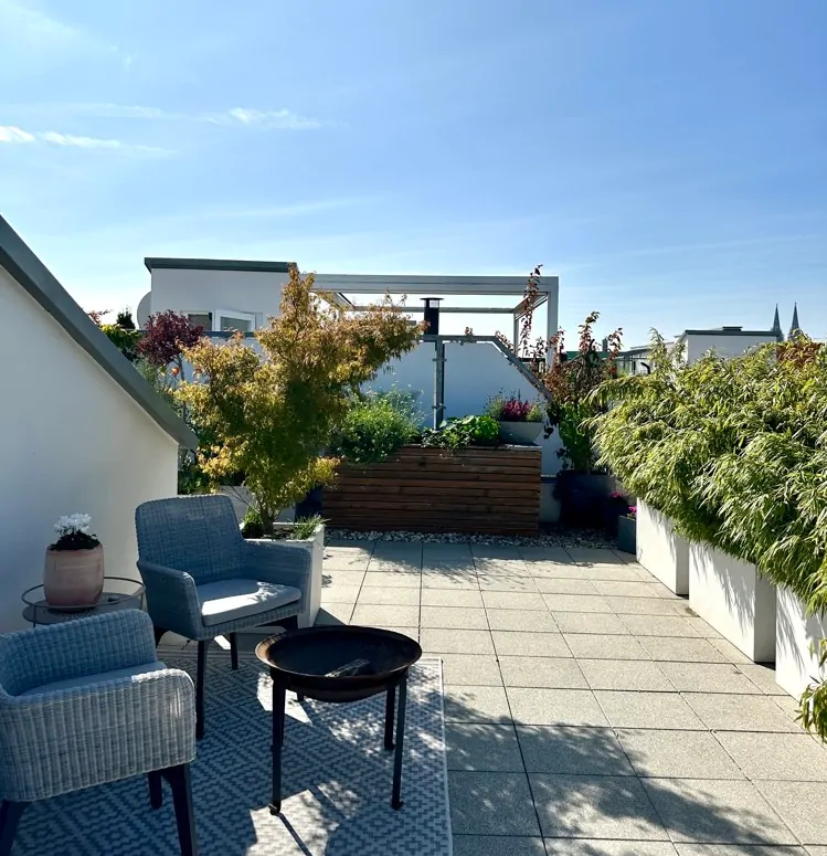 schöne Sitzgelegenheit