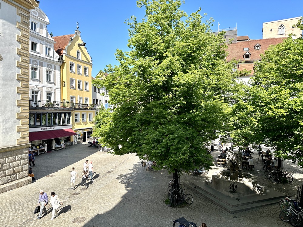 schöne Aussicht auf Kohlenmarkt