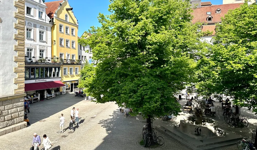 schöne Aussicht auf Kohlenmarkt