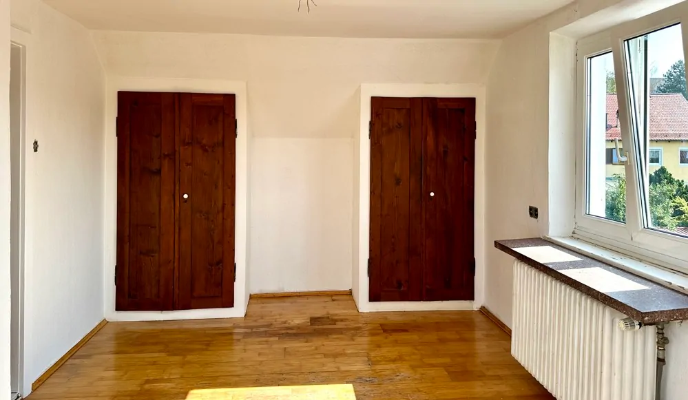 Arbeitszimmer mit Einbauschränke