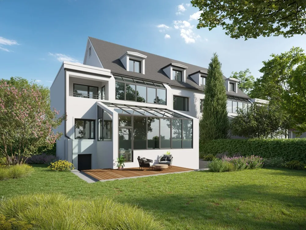 Reserved - A rare find in the Inner East: A+ energy-efficient and charming penthouse apartment with studio in a city villa!