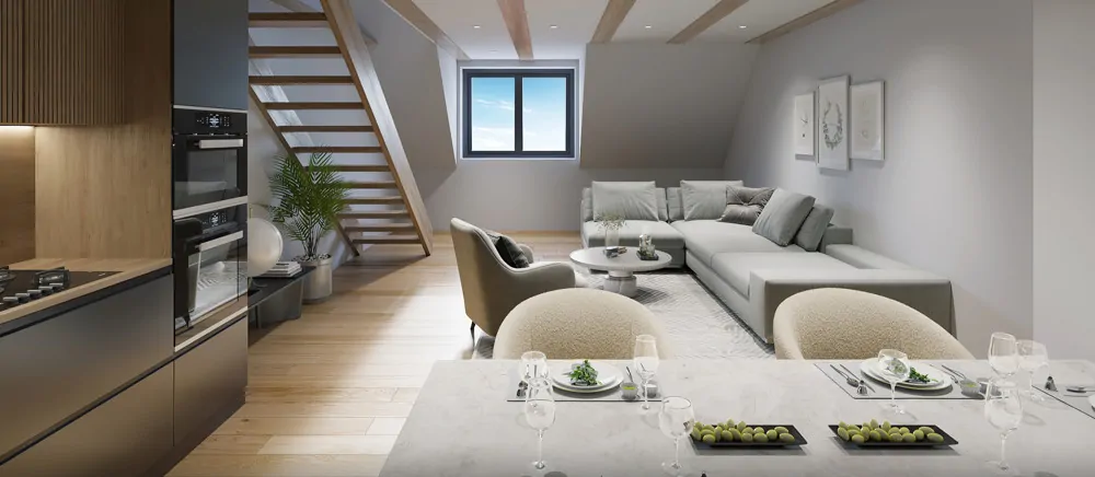 Wohn- Essbereich 2. OG