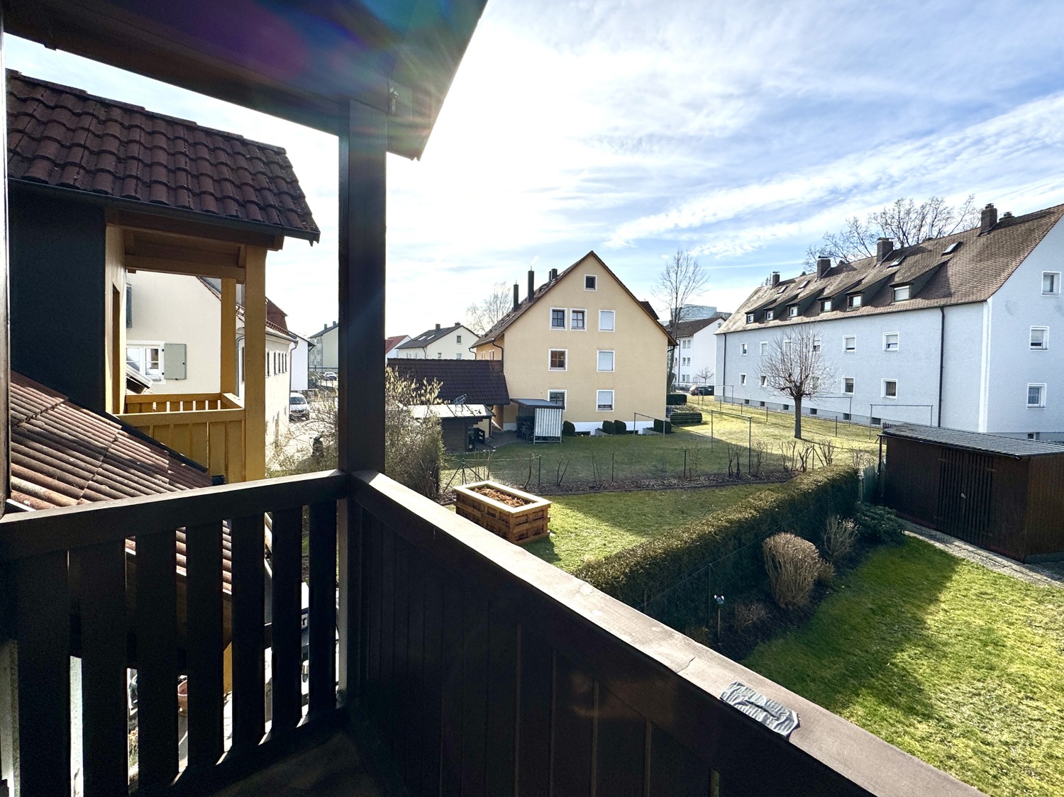 Balkon in Südausricht