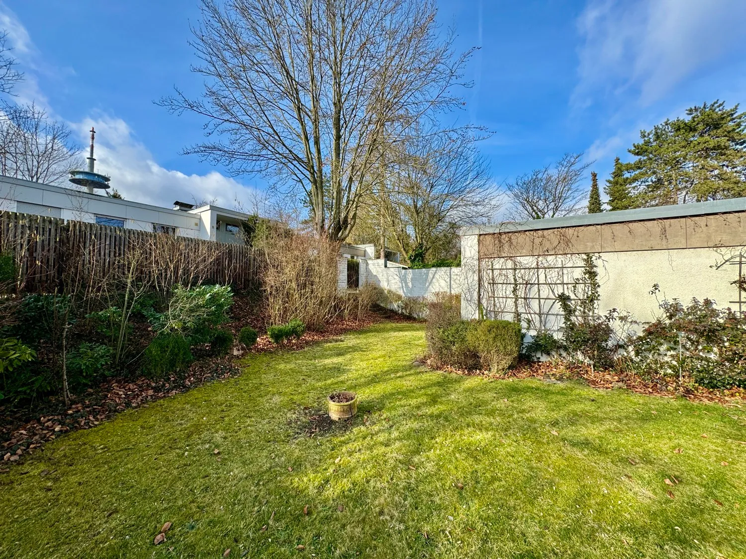 großes Gartenareal mit Baumbestand