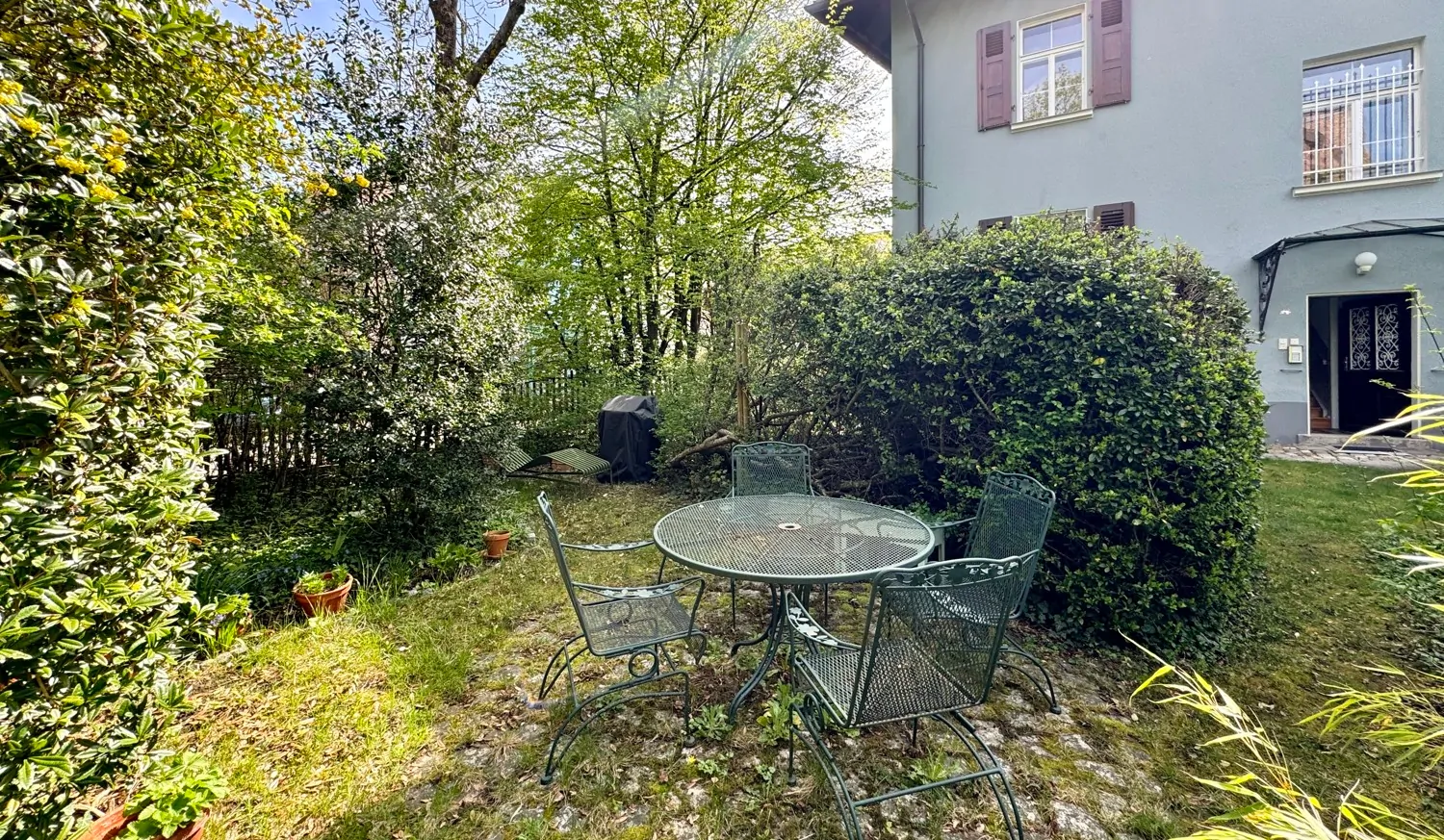 romantischer Gartenanteil