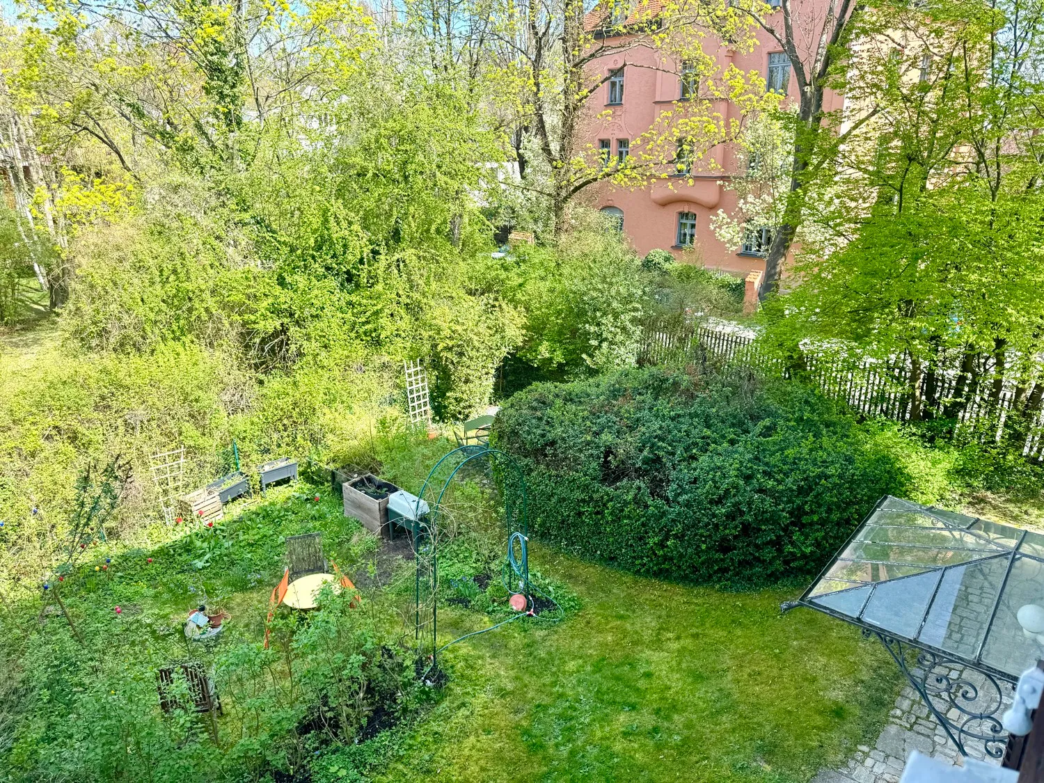 Ausblick in den Garten