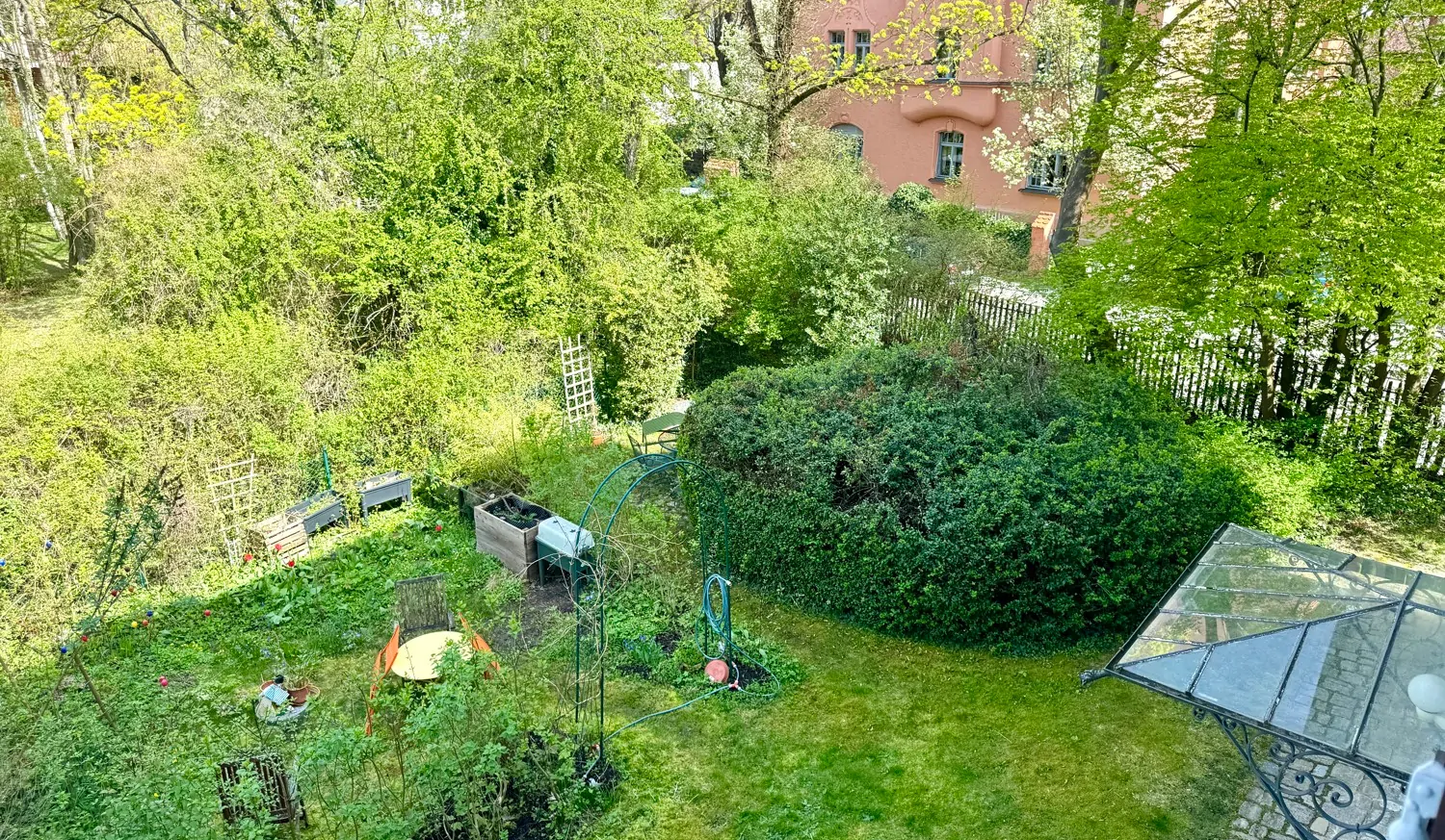 Ausblick in den Garten