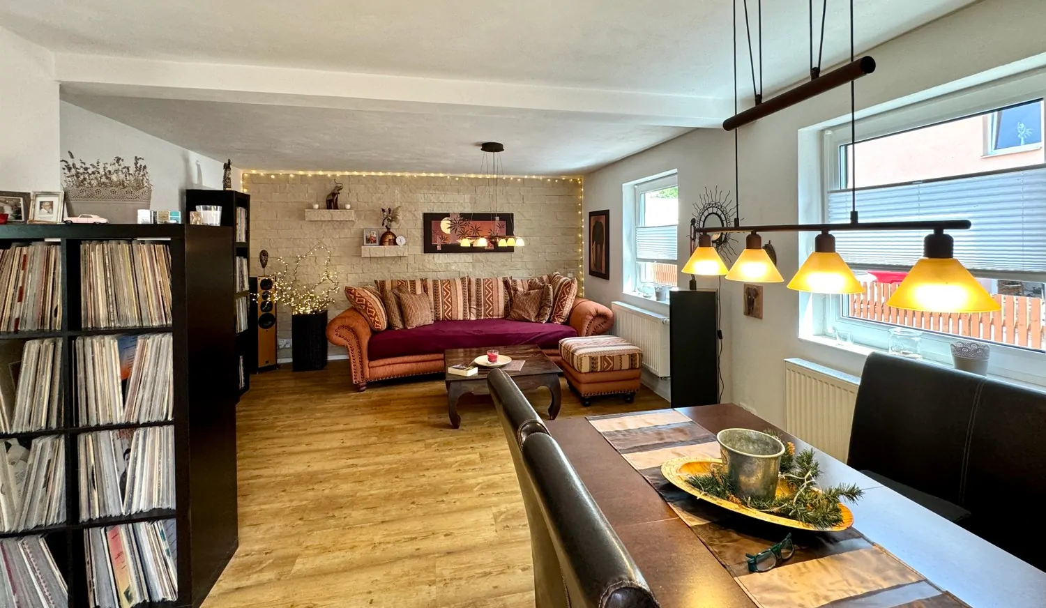 offener Ess- und Wohnbereich