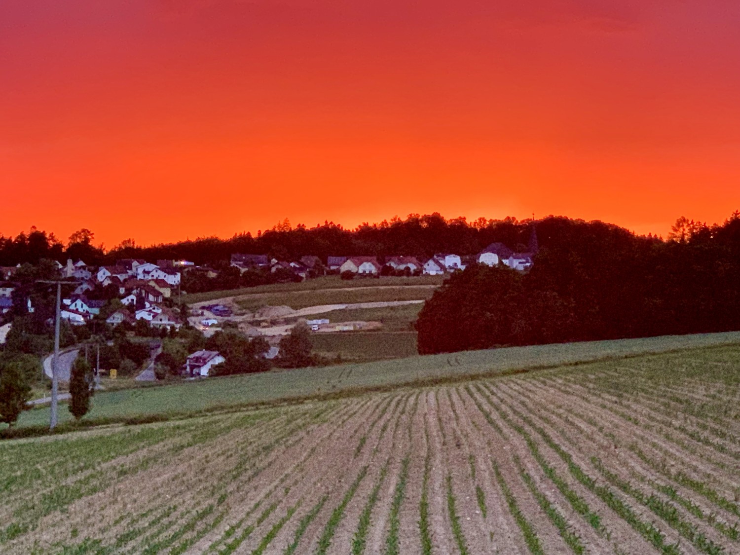 atemberaubende Sonnenuntergänge