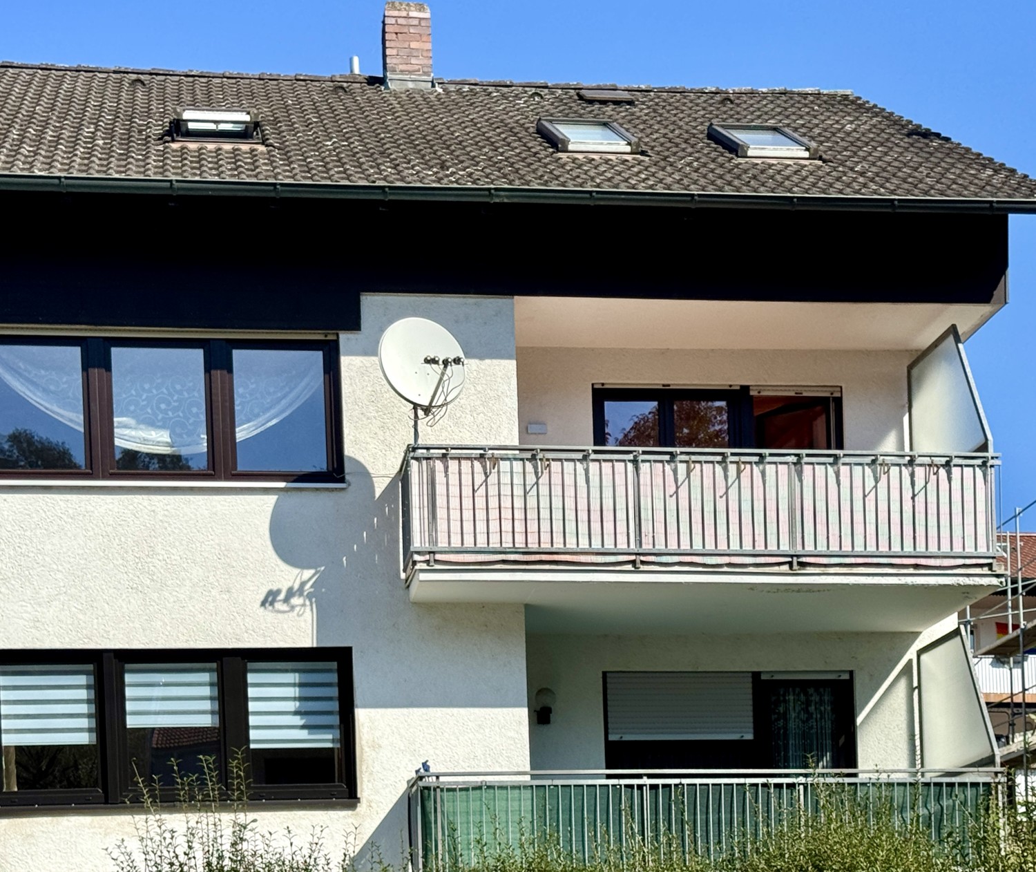 großer Balkon in Ausrichtung Süden