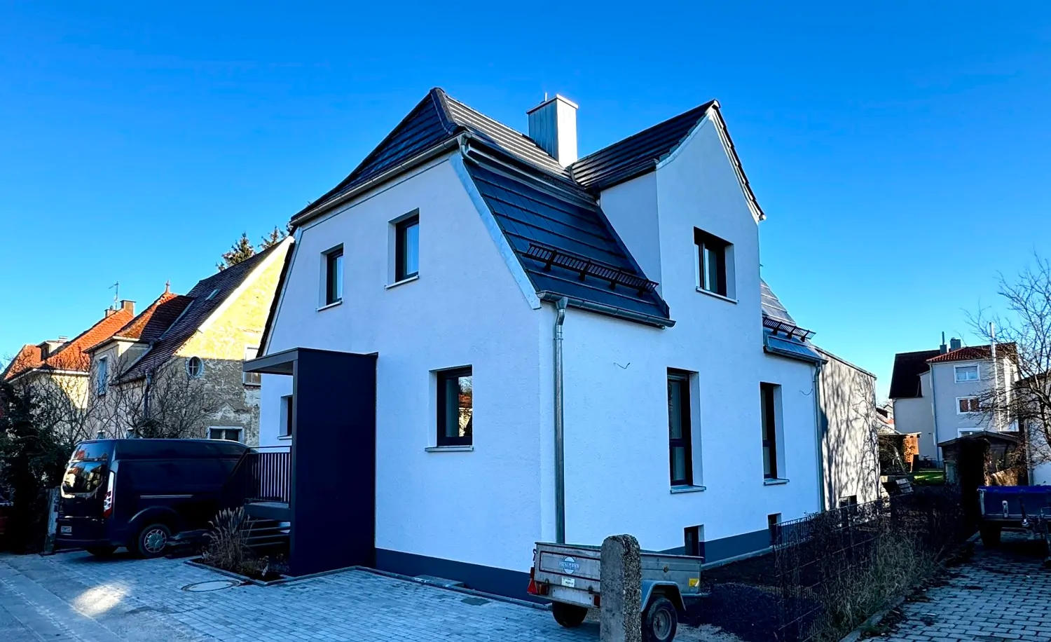 modernisiertes  Stadthaus