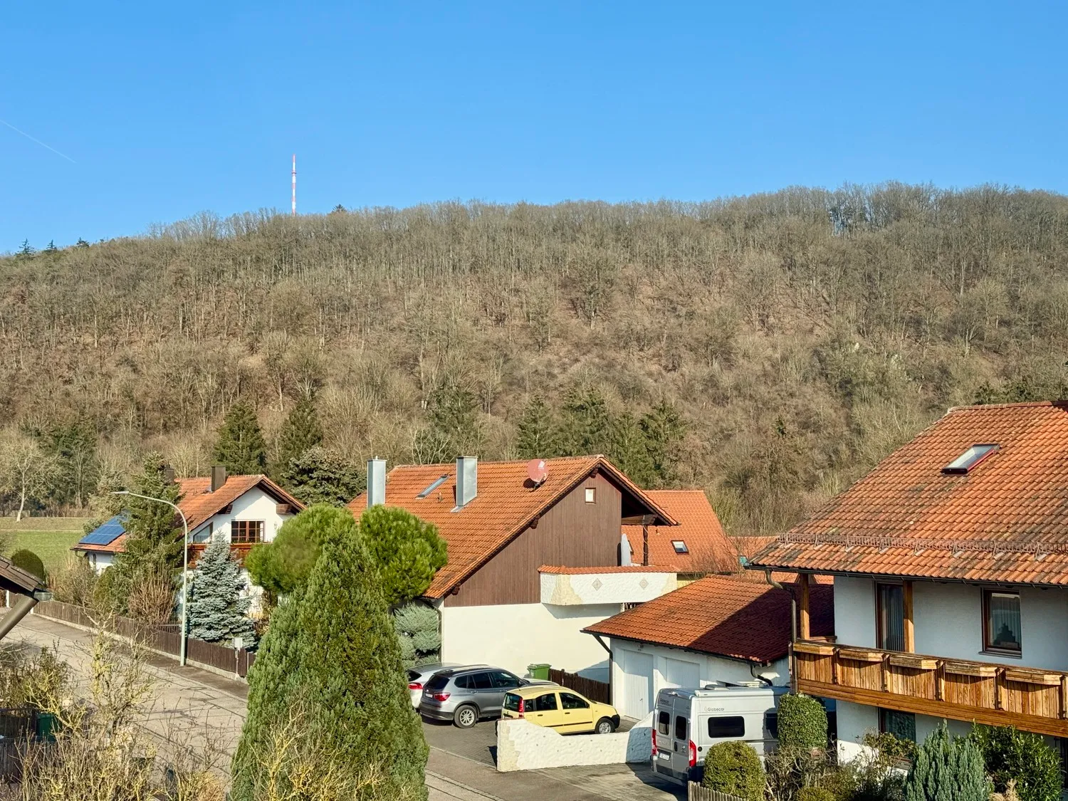 schöne Aussicht zu dem "Kreuther Forst"