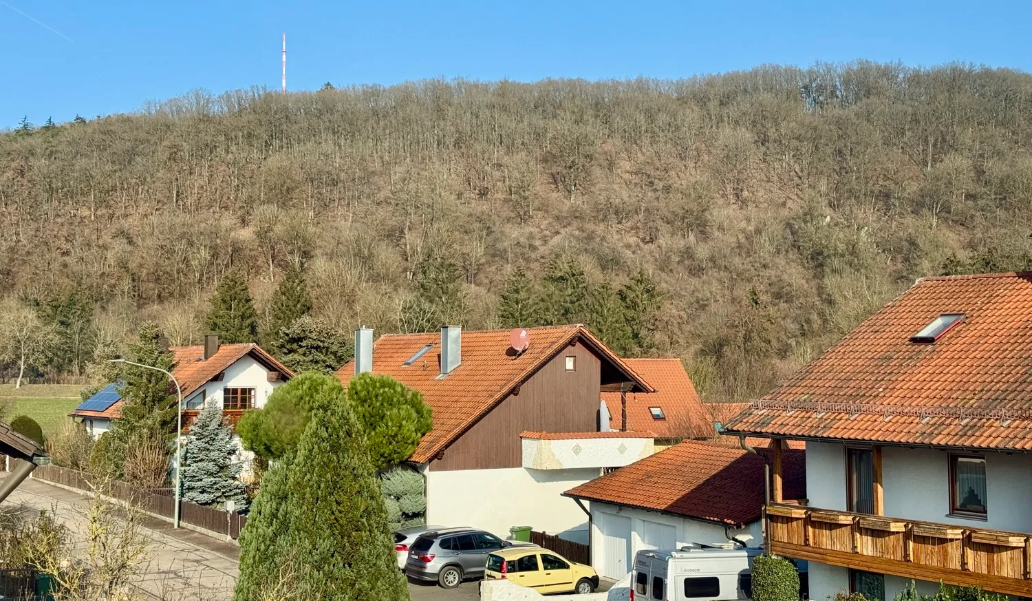 schöne Aussicht zu dem "Kreuther Forst"