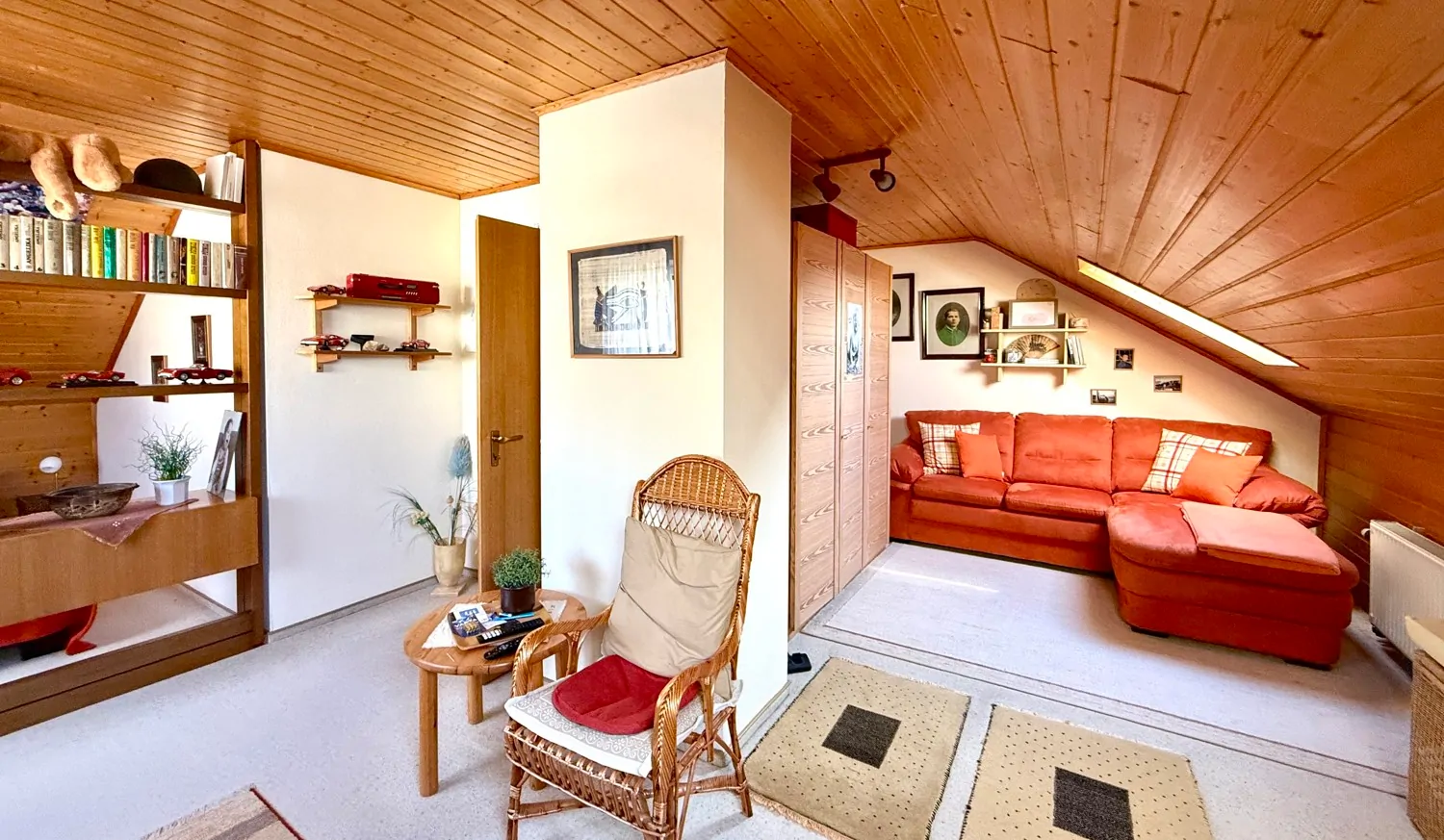 Wohnraum im Dachstudio