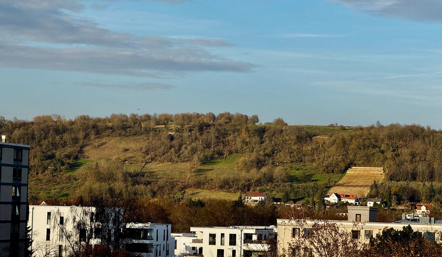 schöne Aussicht auf die Winzerer Höhen