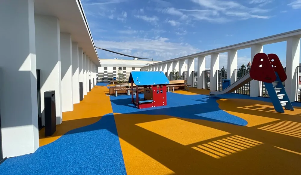 Dachterrasse im Haus A