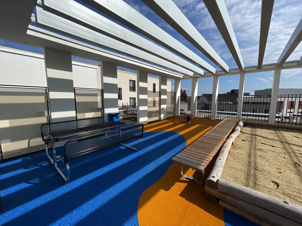 Dachterrasse im Haus A