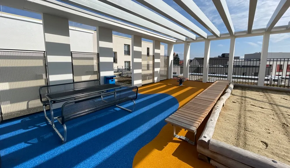 Dachterrasse im Haus A