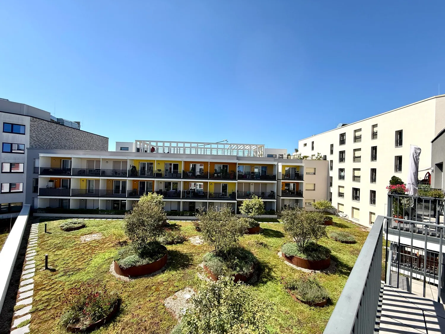 Ausblick in den Garten
