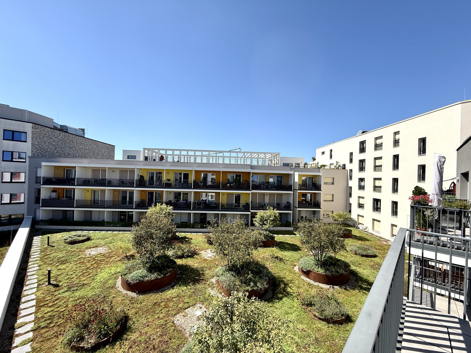 Ausblick in den Garten