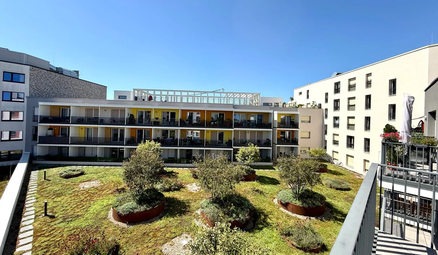 Ausblick in den Garten