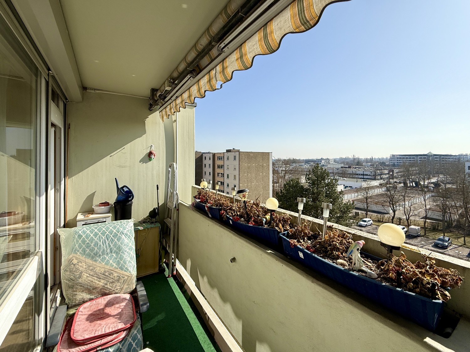 sonniger Balkon