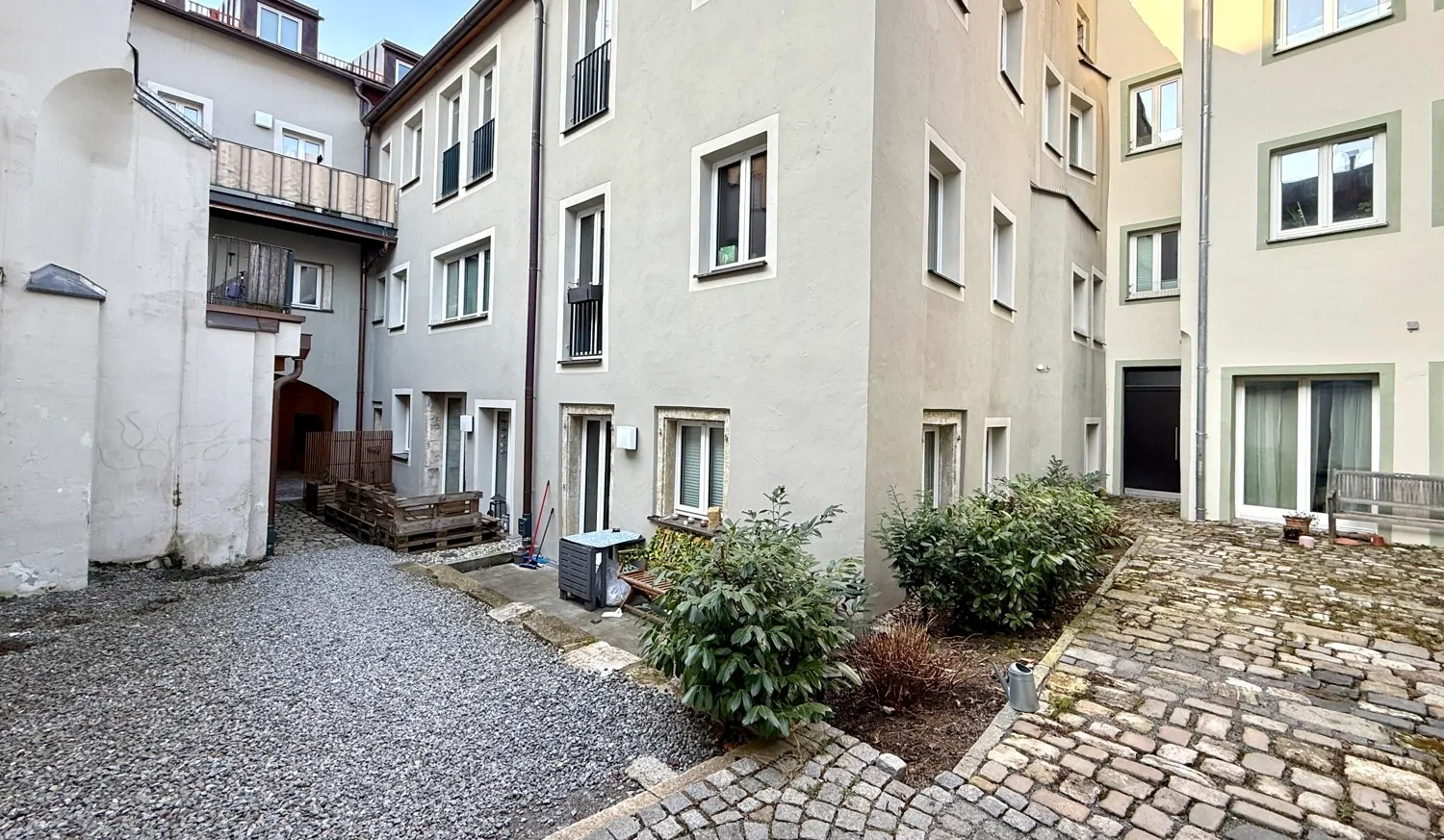 Innenhof der Wohnanlage