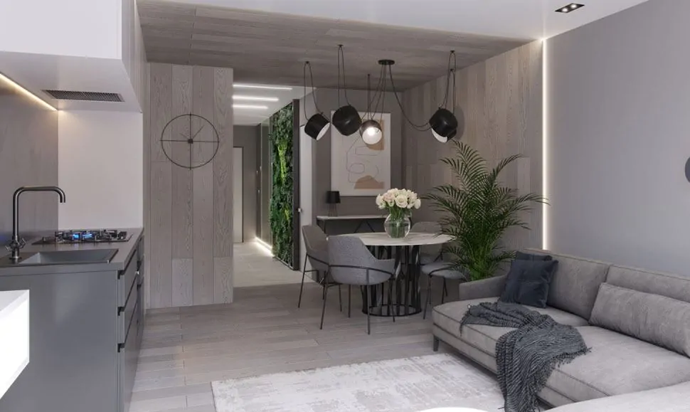 Wohn- Essbereich Wohnbeispiel