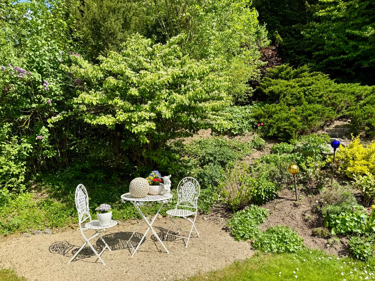 Romantische Sitzgelegenheit