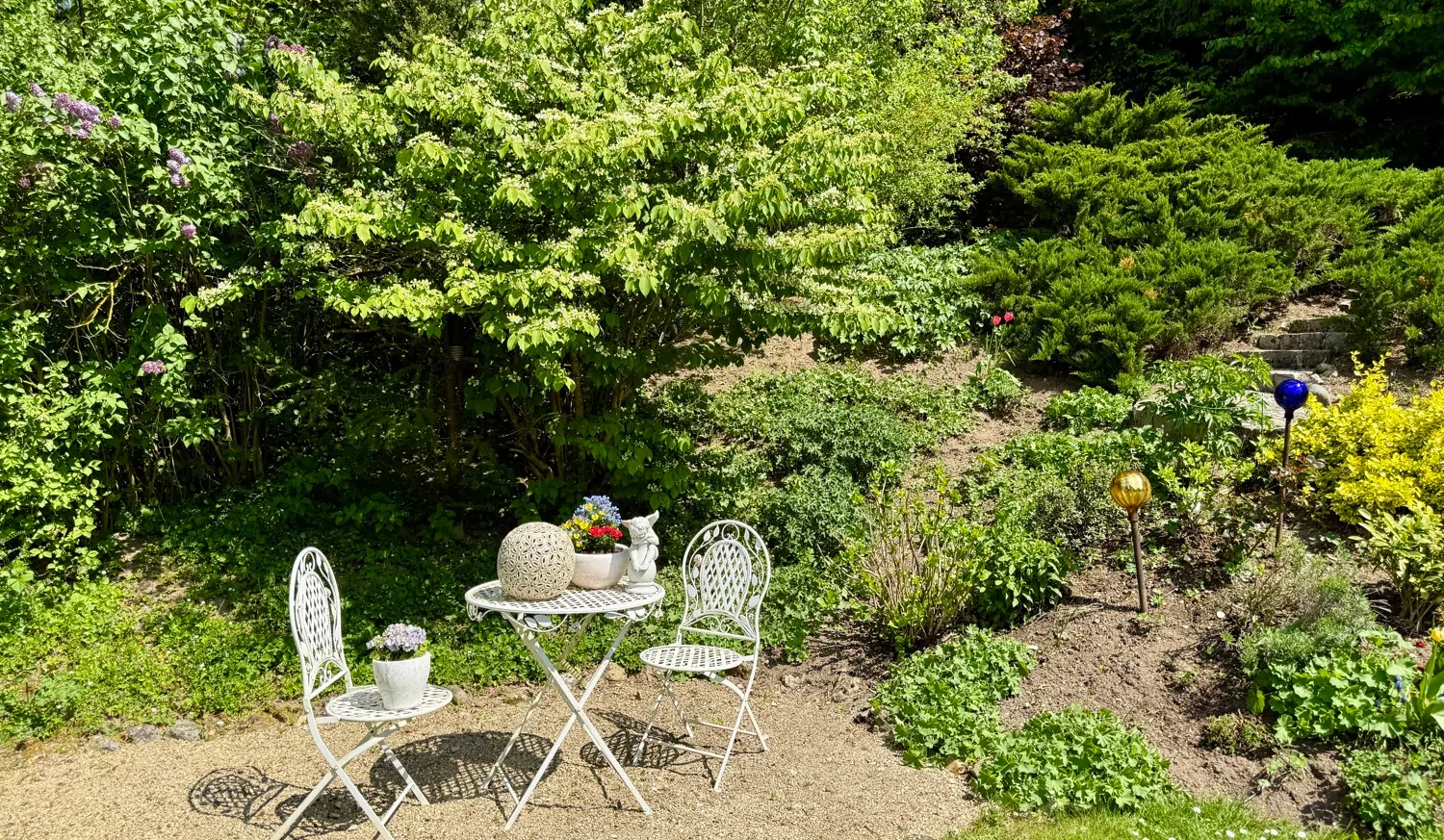 Romantische Sitzgelegenheit