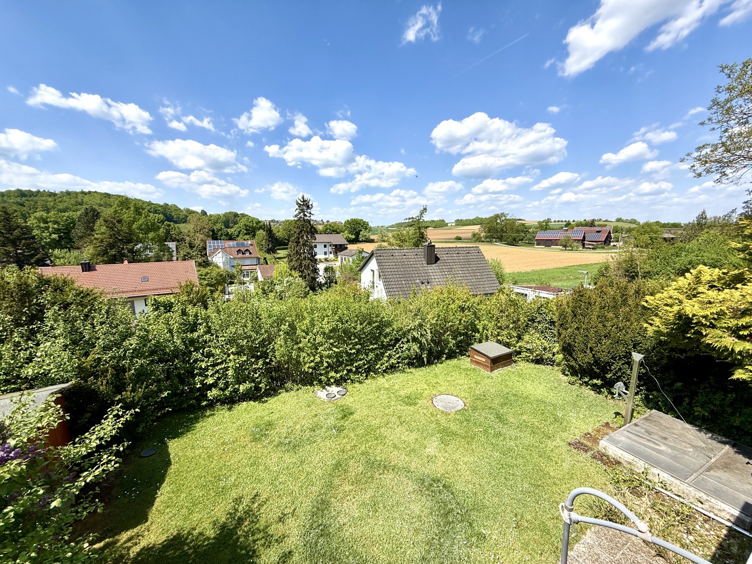 Blick in das untere Gartenareal