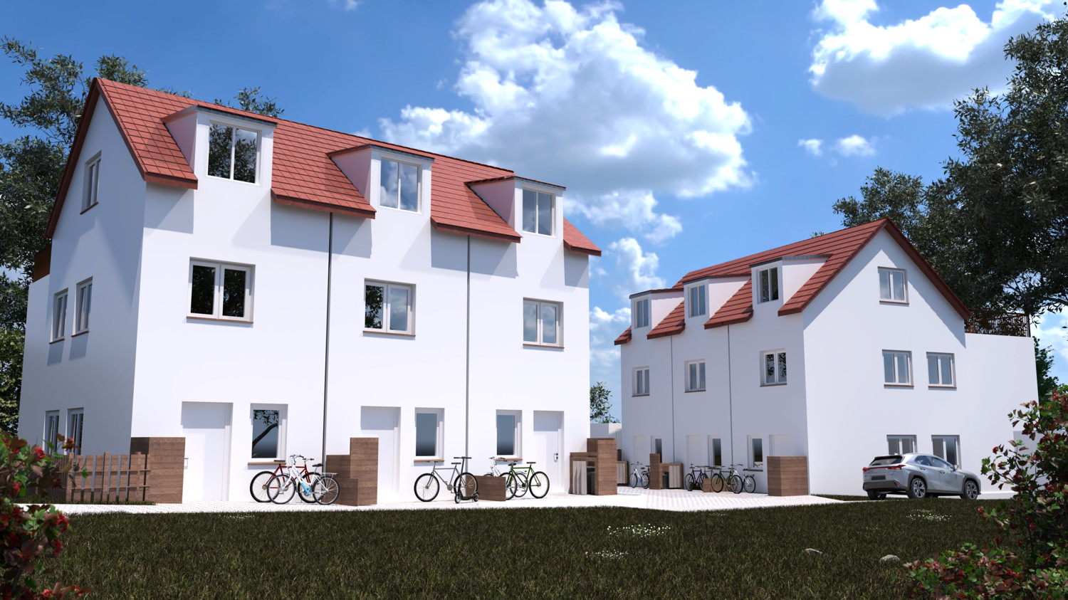 Neubau Reihenhäuser in Harting