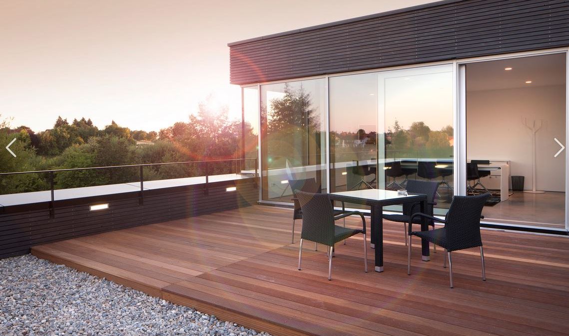 Dachterrasse - Wohnbeispiel