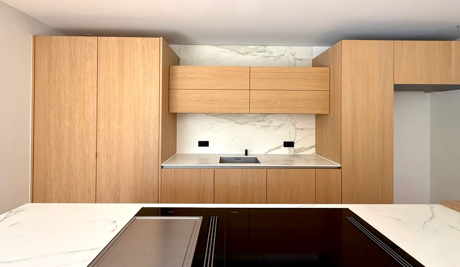 Kochinsel mit interner Abluft