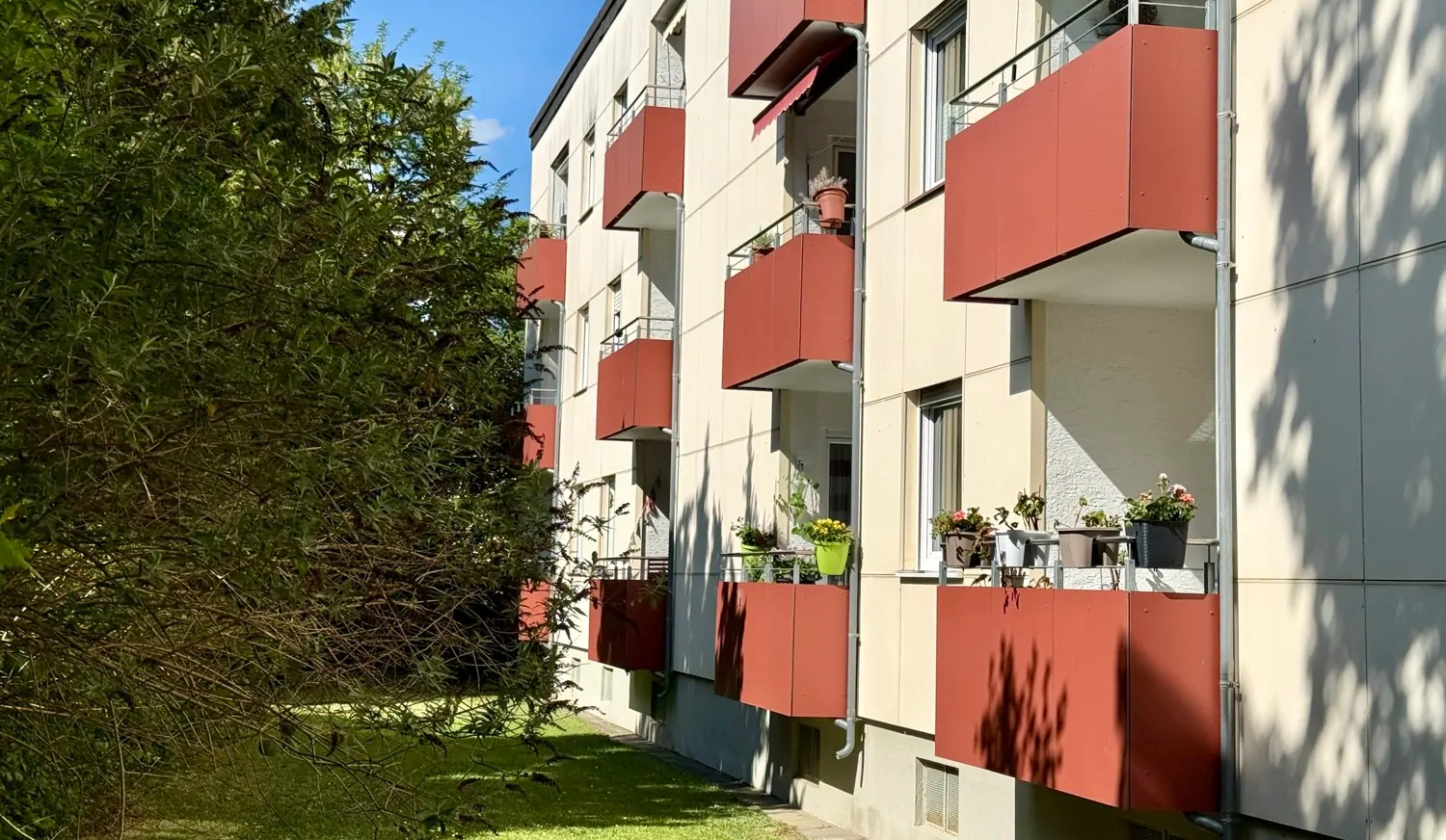 gepflegte Wohnanlage