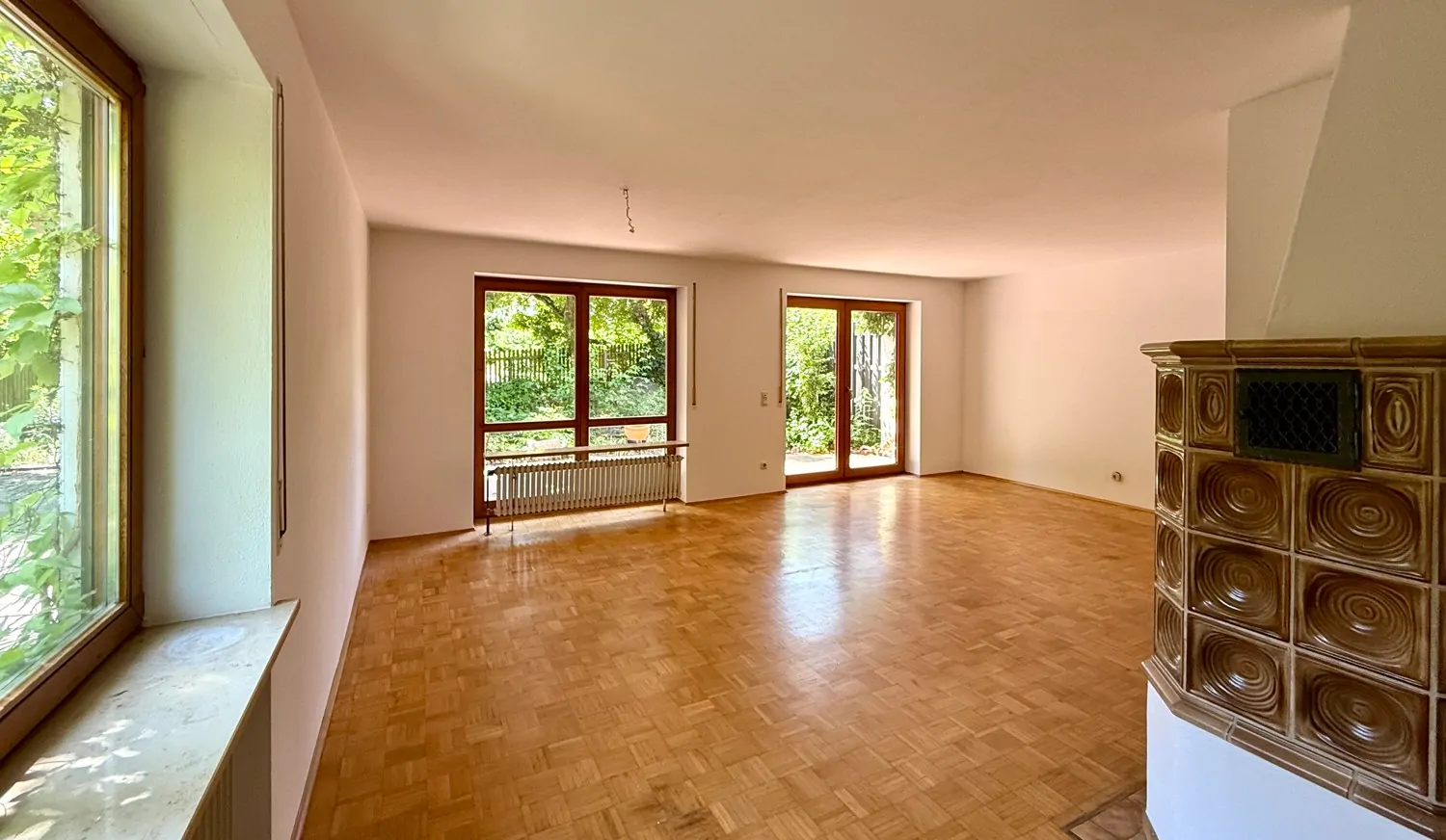 gemütlicher Kachelofen