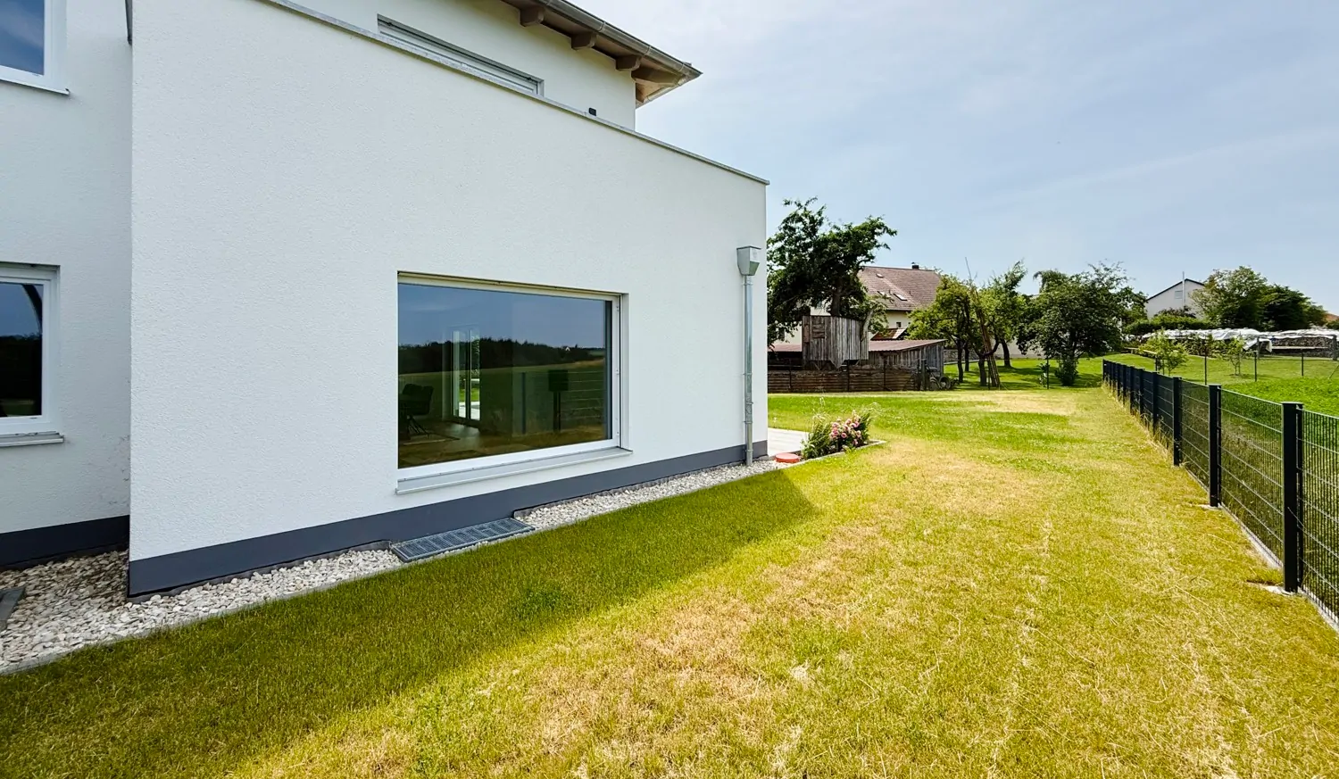 Panoramfenster zu den Feldern