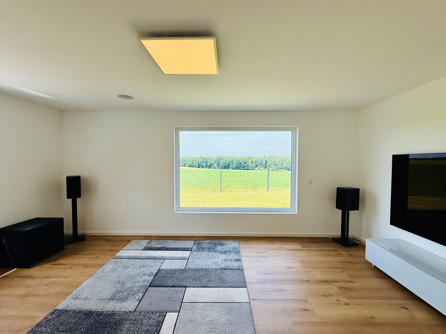 Panoramafenster zu den Feldern